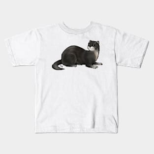 Ferret - Black Sable Kids T-Shirt